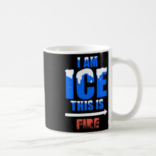 Taza De Café Gracioso Hielo Y Disfraces De Incendios Familia Ha