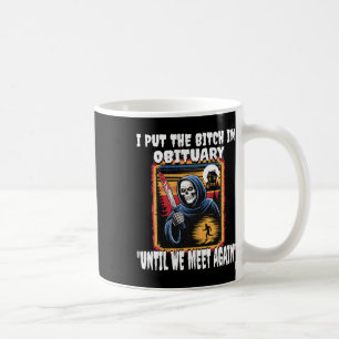 Taza De Café Gracioso Horror Grim Reaper disfraz Hombres Adulto