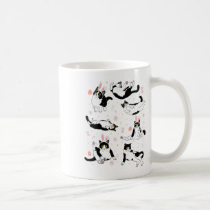 Taza De Café Gracioso Huevo negro de Pascua Feliz Conejo de Pas