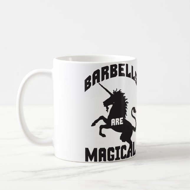 Taza De Café Gracioso Humor De Gimnasio Para Levantar Barbell (Izquierda)