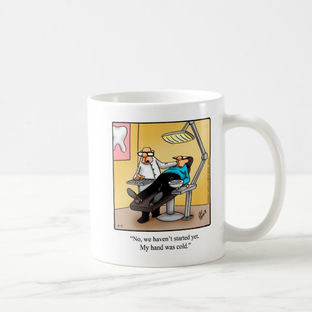 Taza De Café Gracioso Humor Dental Profesional Mug Gift (Derecha)