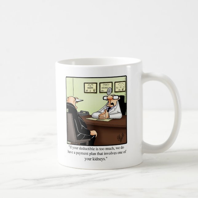 Taza De Café Gracioso Humor Médico Mug Gift (Derecha)