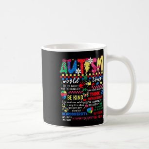 Taza De Café Gracioso I Rock the Spectrum Autism World Tour Aut