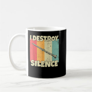 Taza De Café Gracioso instrumento Clarinet Destruyo el silencio