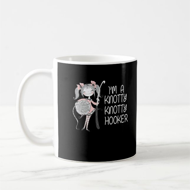 Taza De Café Gracioso Knitter Crafting Knitting Yarn Lover (Izquierda)