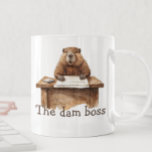 Taza De Café Gracioso La Cuadra De Beaver Dam Boss<br><div class="desc">Este diseño se creó a través del arte digital. Puede ser personalizado en el área de proporcionar o personalizar eligiendo la opción de pulsar para personalizar y cambiando el nombre, las iniciales o las palabras. También puede cambiar el color y estilo del texto o eliminar el texto para un diseño...</div>