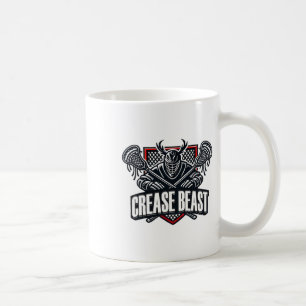 Taza De Café Gracioso Lacrosse Ops Aviso De Crease Bease Lax Go