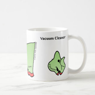Taza De Café Gracioso limpiador de vacío Stickman Mug