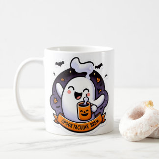 Taza De Café Gracioso lindo Boo con Pun Mug de Halloween