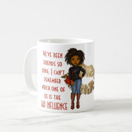 Taza De Café Gracioso mejor amigo regalo de caricatura de MALA 