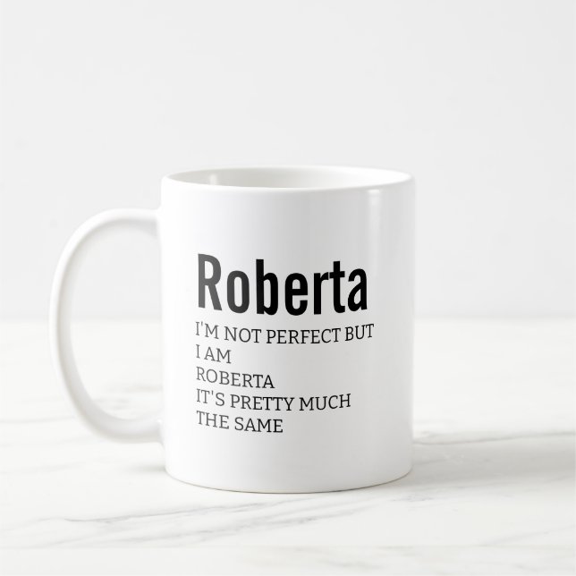 Taza De Café Gracioso mejor regalo de definición de Roberta sar (Izquierda)