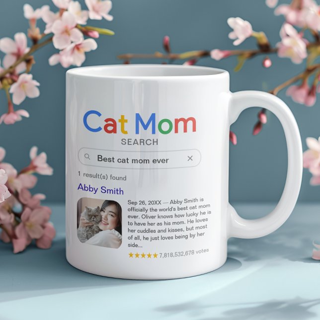 Taza De Café Gracioso Mejor Resultado De Búsqueda De Madre Gata (Subido por el creador)