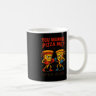 Taza De Café Gracioso Meme De Boxeo Pizza - Quieres Pizza Me