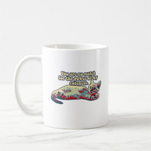 Taza De Café Gracioso meme de gatos enojado para los propietari