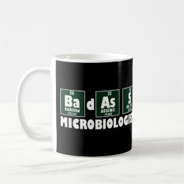 Taza De Café Gracioso Microbiólogo de Badass