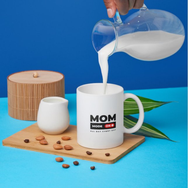 Taza De Café Gracioso modo madre brillante en - diseño audaz (Subido por el creador)