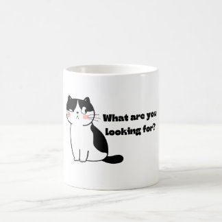Taza De Café Gracioso Mug: Gato lindo