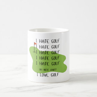 Taza De Café Gracioso Mug para los amantes del golf