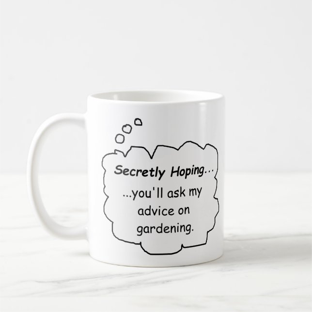 Taza De Café Gracioso Mug para los jardineros (Izquierda)