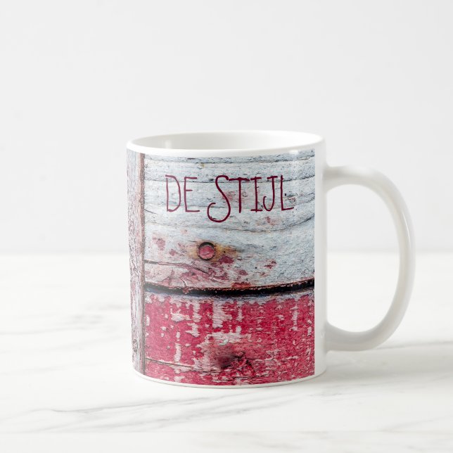 Taza De Café Gracioso Neoplasticismo personalizable de estilo a (Derecha)