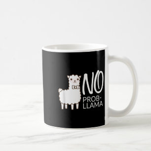 Taza De Café Gracioso No Prob Cute Llama Cita Regalo Tee Gráfic