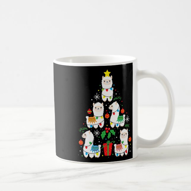 Taza De Café Gracioso nombre árbol navideño adorno decoración r (Derecha)