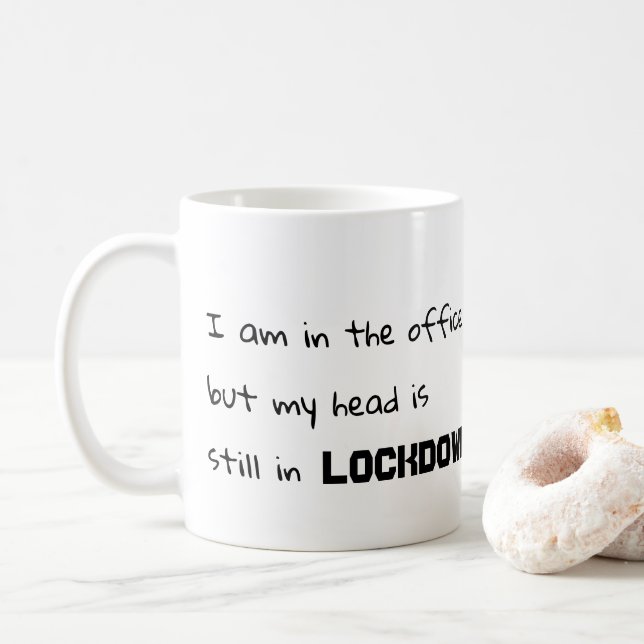 Taza De Café Gracioso Office Mug - Para Los Trabajadores De La  (Con donut)