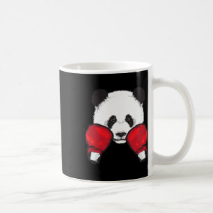 Taza De Café Gracioso Panda Boxing Guay Animal Lover Glove Boxe