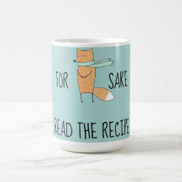Taza De Café Gracioso Para La Receta Fox Sake Read
