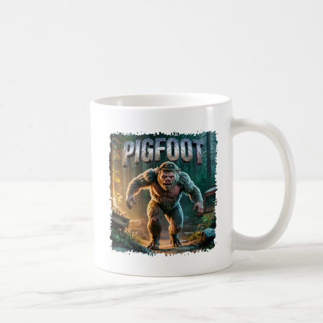 Taza De Café Gracioso paro fotográfico de Pigfoot (Derecha)