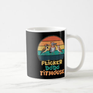 Taza De Café Gracioso parpadeo Dodo Titmouse Bird Watch Nature
