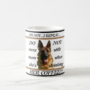 Taza De Café Gracioso Pastor Alemán Café Mug