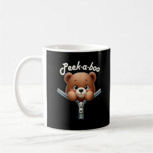 Taza De Café Gracioso - Peekabo - Oso