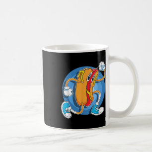 Taza De Café Gracioso perro caliente de la comida rápida Franks