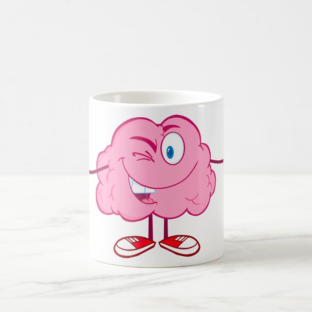 Taza De Café Gracioso Personalizado Brain Wining Character Thum (Subido por el creador)