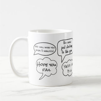 Taza De Café Gracioso Personalizado Dejando Regalo Para Café De