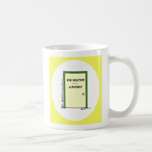 Taza De Café Gracioso Personalizado oftometrista Médica oftalmo
