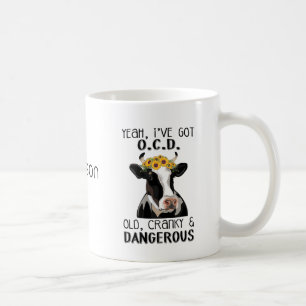 Taza De Café Gracioso personalizado que tengo OCD