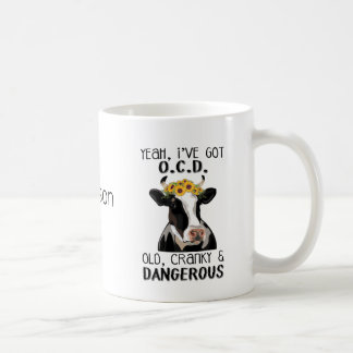 Taza De Café Gracioso personalizado que tengo OCD
