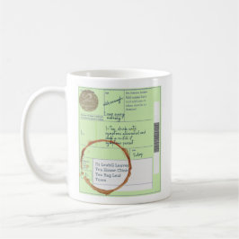 Taza De Café Gracioso Personalizado ÚNICO UK TEA Avers Prescrip