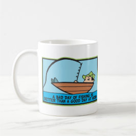 Taza De Café Gracioso pescador