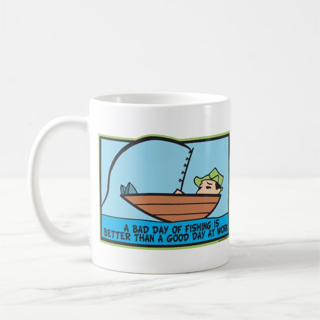 Taza De Café Gracioso pescador (Izquierda)