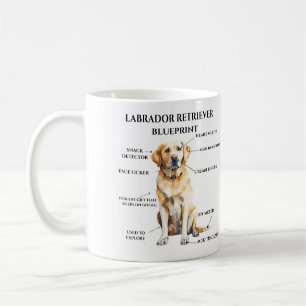 Taza De Café Gracioso plan de recuperación de Labrador