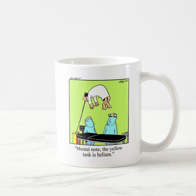 Taza De Café Gracioso Ponte Bien Humor Café Mug (Derecha)