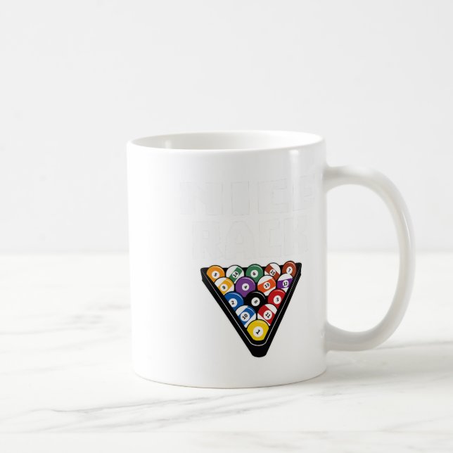 Taza De Café Gracioso Pool Payer Regalos Bonitos Rack Shirt Art (Derecha)