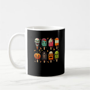 Taza De Café Gracioso Popsicle Summer Horror Halloween IceCream