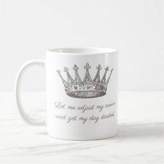 Taza De Café Gracioso presupuesto de la corona de la princesa