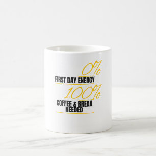 Taza De Café Gracioso primer día de clases - mejor como REGALO