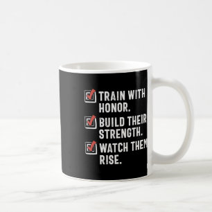 Taza De Café Gracioso profesor de artes marciales Karate Instru