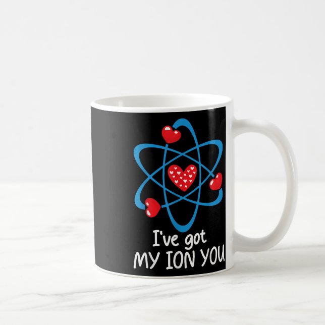 Taza De Café Gracioso Profesor De Ciencia Día de San Valentín,  (Derecha)